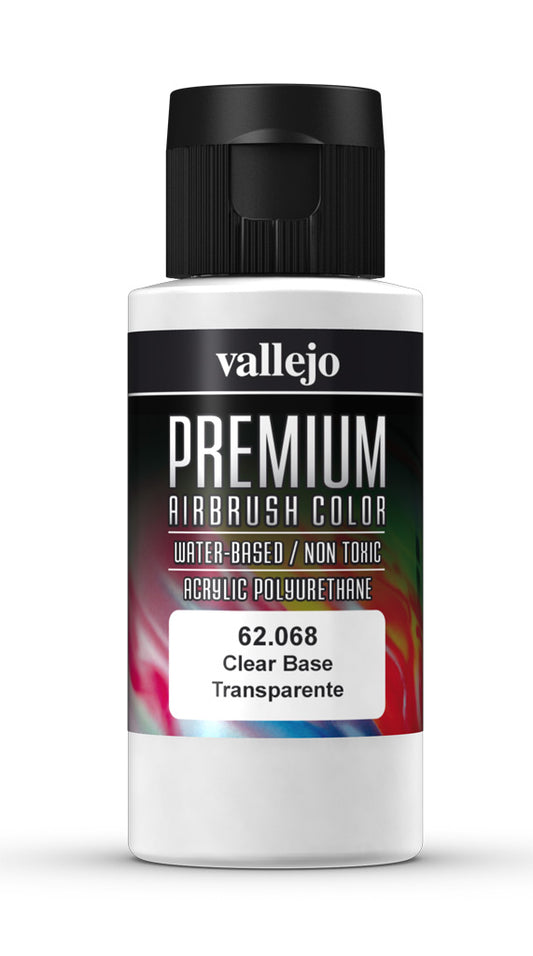 Vallejo Premium Colour Clear Base 60 ml - Ozzie Collectables