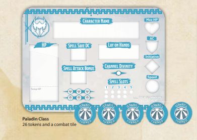 D&D Class Token Set Paladin - Ozzie Collectables