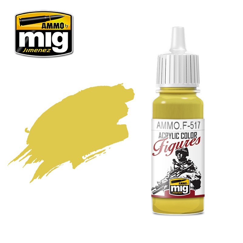 Ammo by MIG Figures Paints Pale Gold Yellow 17ml