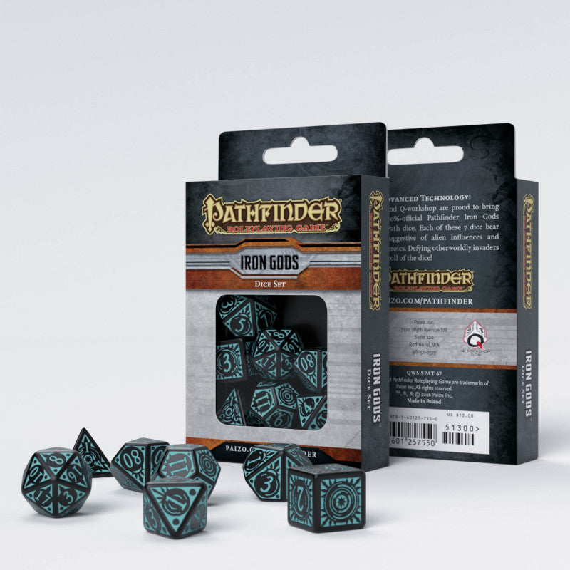 Q Workshop Pathfinder Iron Gods Dice Set 7