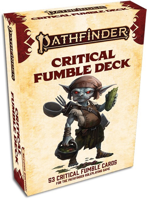 Pathfinder Second Edition Critical Fumble Deck - Ozzie Collectables