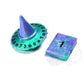 PolyHero Wizard d20 Wizard Hat and d2 Spellbook in Aether Mist