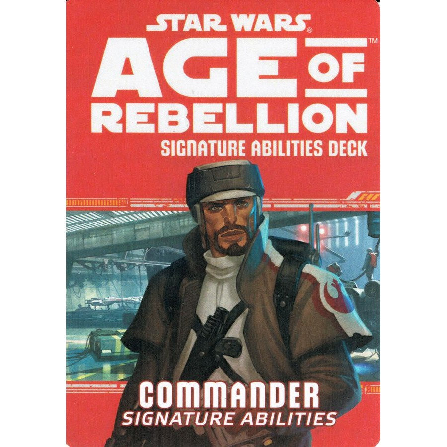 Star Wars RPG Age of Rebellion Commander Signature Abilities