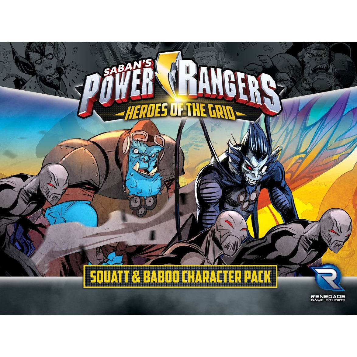 Power Rangers Heroes of the Grid Squatt & Baboo Character Pack