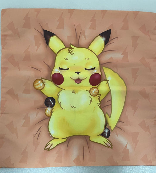 Pokémon - Sleepy Pikachu/Charmander Rose Demon Cushion Cover