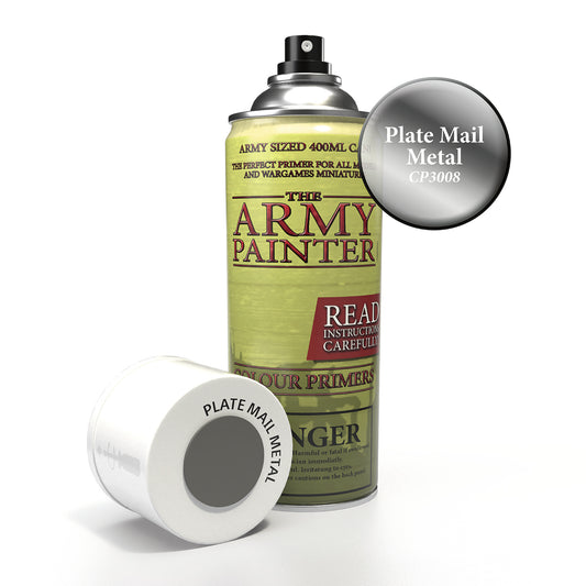 Army Painter Spray Primer - Plate Mail Metal 400ml