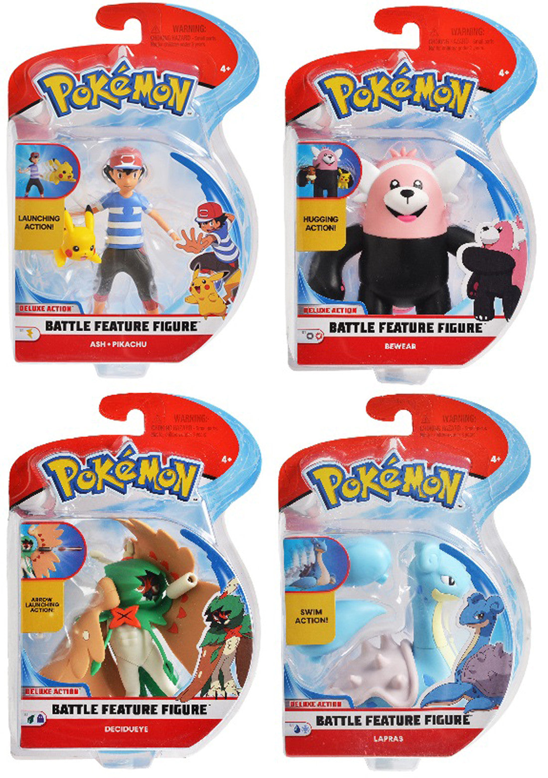 Pokemon Battle Feature Figs (4 in the Assortment)