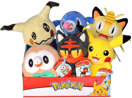 Pokemon Plush Assortment 8" (6 in the Assortment)