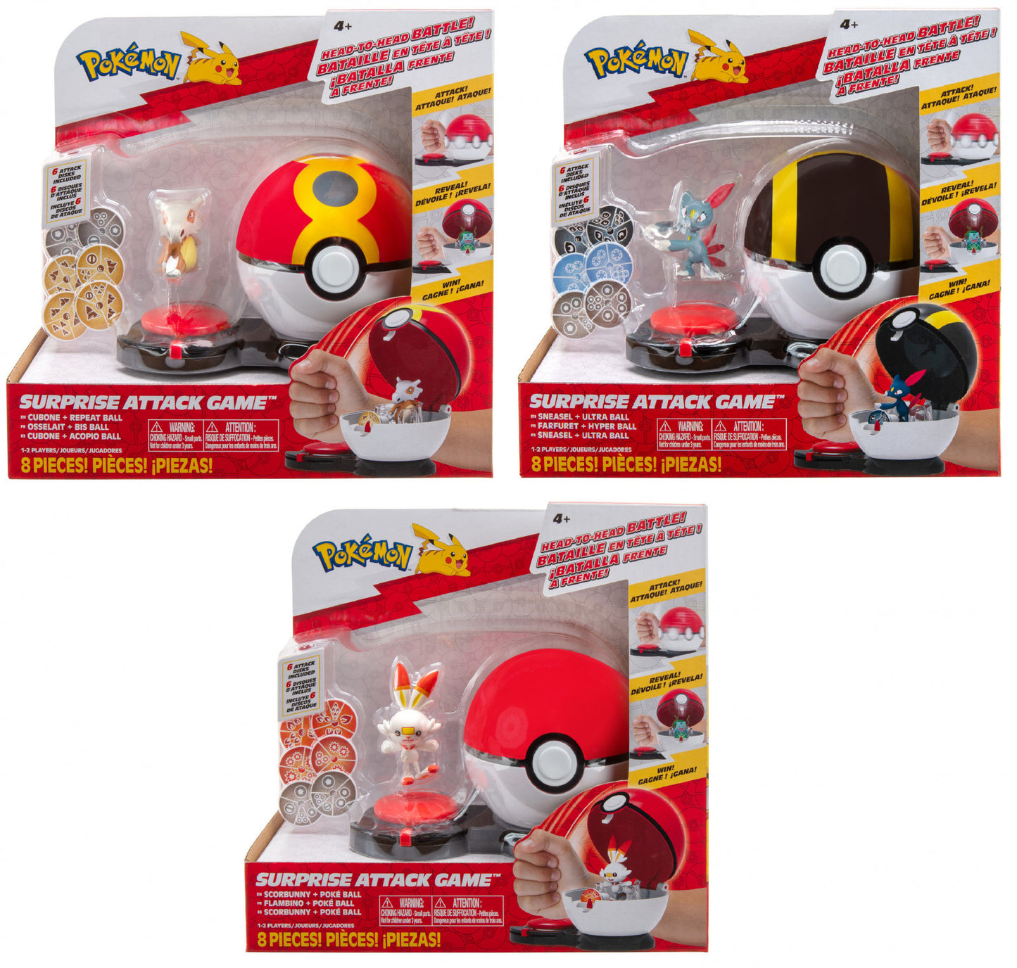 Pokemon Surprise Attack Game Assortment (4 in the Assortment)