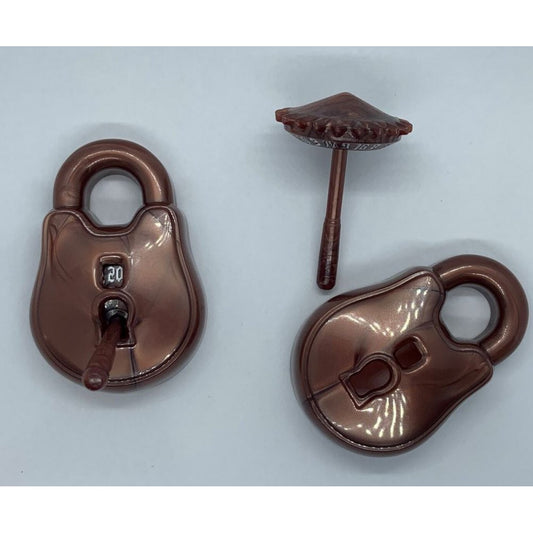 PolyHero Rogue d20 Lock and Pick Set Stout Bronze