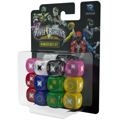 Power Rangers Heroes of the Grid Ranger Dice Set - Ozzie Collectables