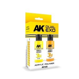 AK Interactive - Power Yellow & Fusion Orange Dual Exo Set