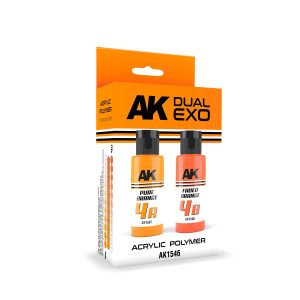 AK Interactive - Pure Orange & Faded Orange Dual Exo Set