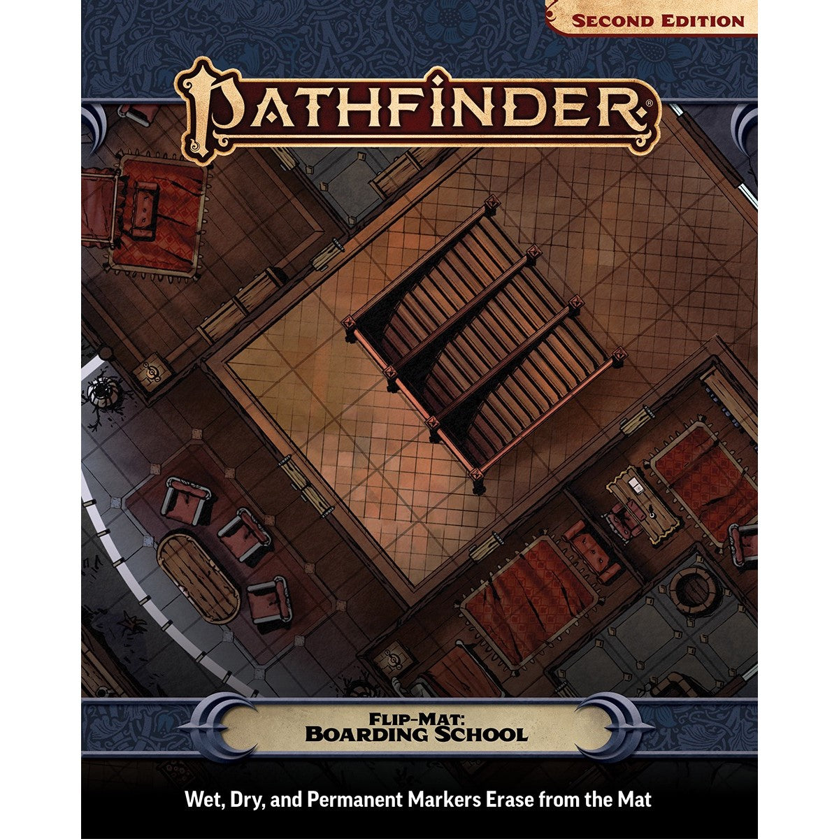 Pathfinder Second Edition - Flip-Mat - Boarding School