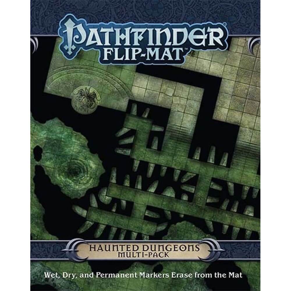 Pathfinder Accessories Flip Mat Haunted Dungeons Multi-Pack - Ozzie Collectables
