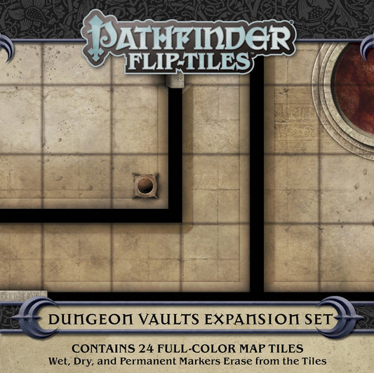 Pathfinder Accessories Flip Tiles Dungeon Vaults Expansion - Ozzie Collectables