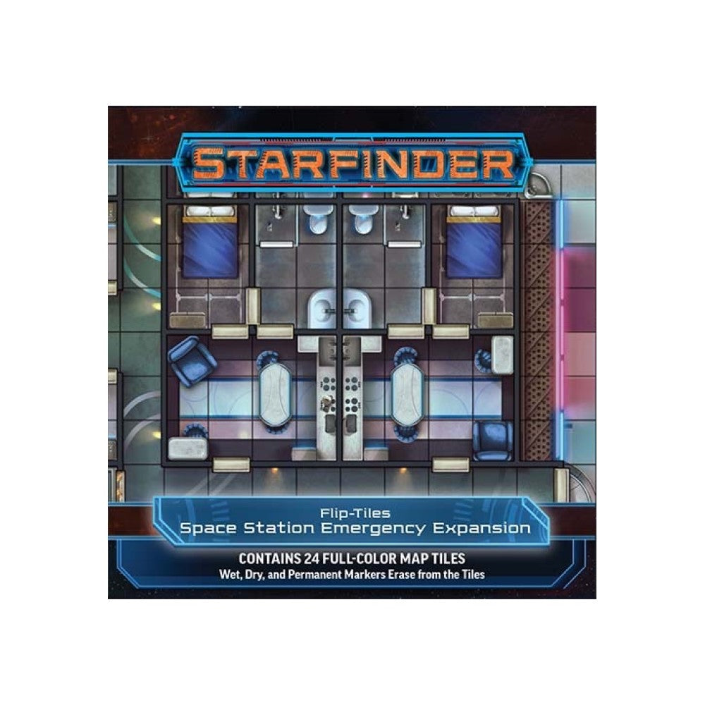 Starfinder RPG Flip Tiles Space Station Emergency Expansion - Ozzie Collectables
