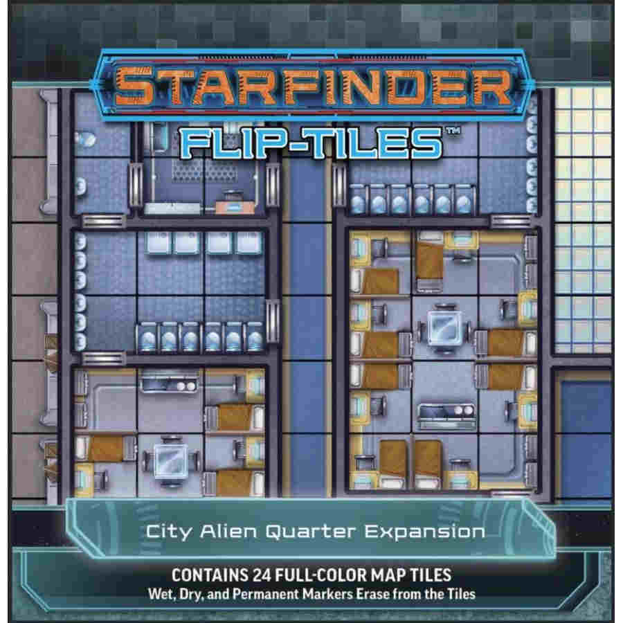 Starfinder RPG Flip Tiles: City Alien Quarter Expansion