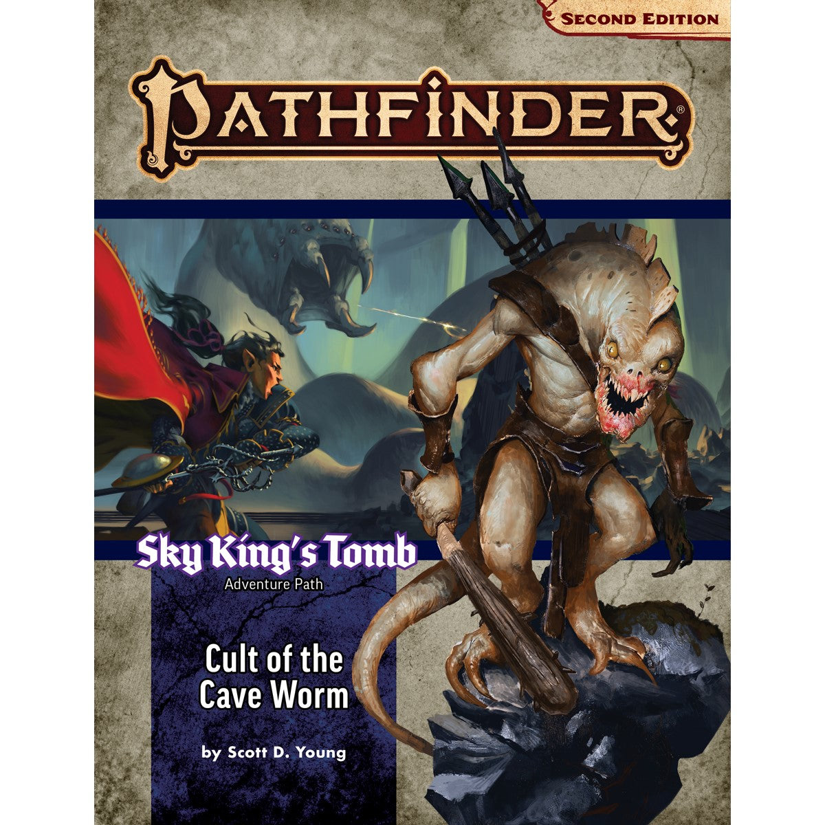 Pathfinder Second Edition Adventure Path: Sky King’s Tomb #2 Cult of the Cave Worm