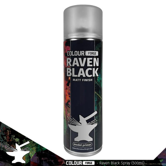 Colour Forge - Aerosol - Raven Black 500ml