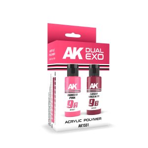 AK Interactive - Ranger Pink & Laser Magenta Dual Exo Set