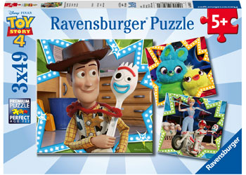 Ravensburger - Disney Toy Story 4 Puzzle 3x49 pieces - Ozzie Collectables