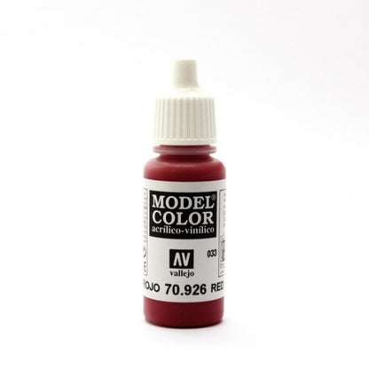 Vallejo Model Colour Red 17 ml - Ozzie Collectables