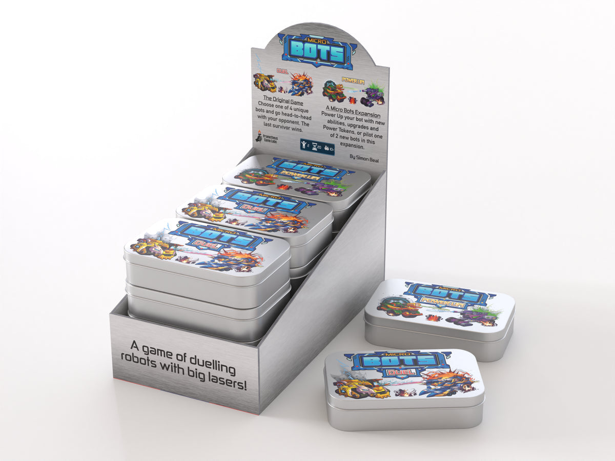 Micro Bots Display (12 Units) | PGLMB003 | Ozzie Collectables