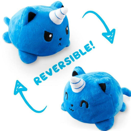 Reversible Plushie - Kittencorn Blue