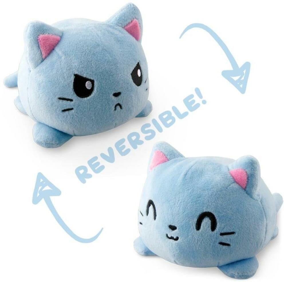 Reversible Plushie - Russian Blue Cat
