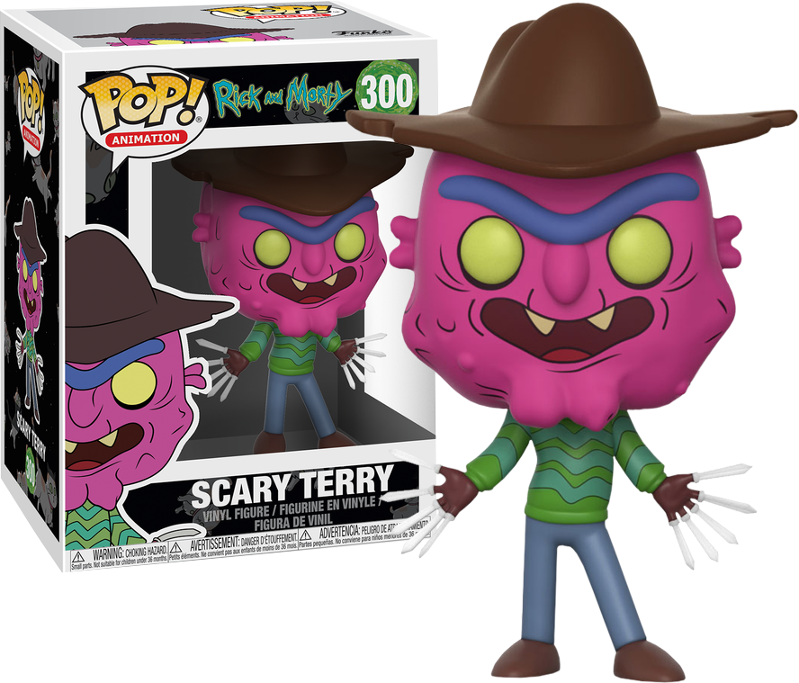 Scary Terry - Rick And Morty Animation Pop! Vinyl #300 - Ozzie Collectables