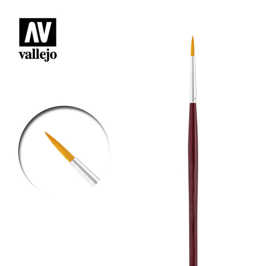 Vallejo Brushes - Round Synthetic Brush N0. 1