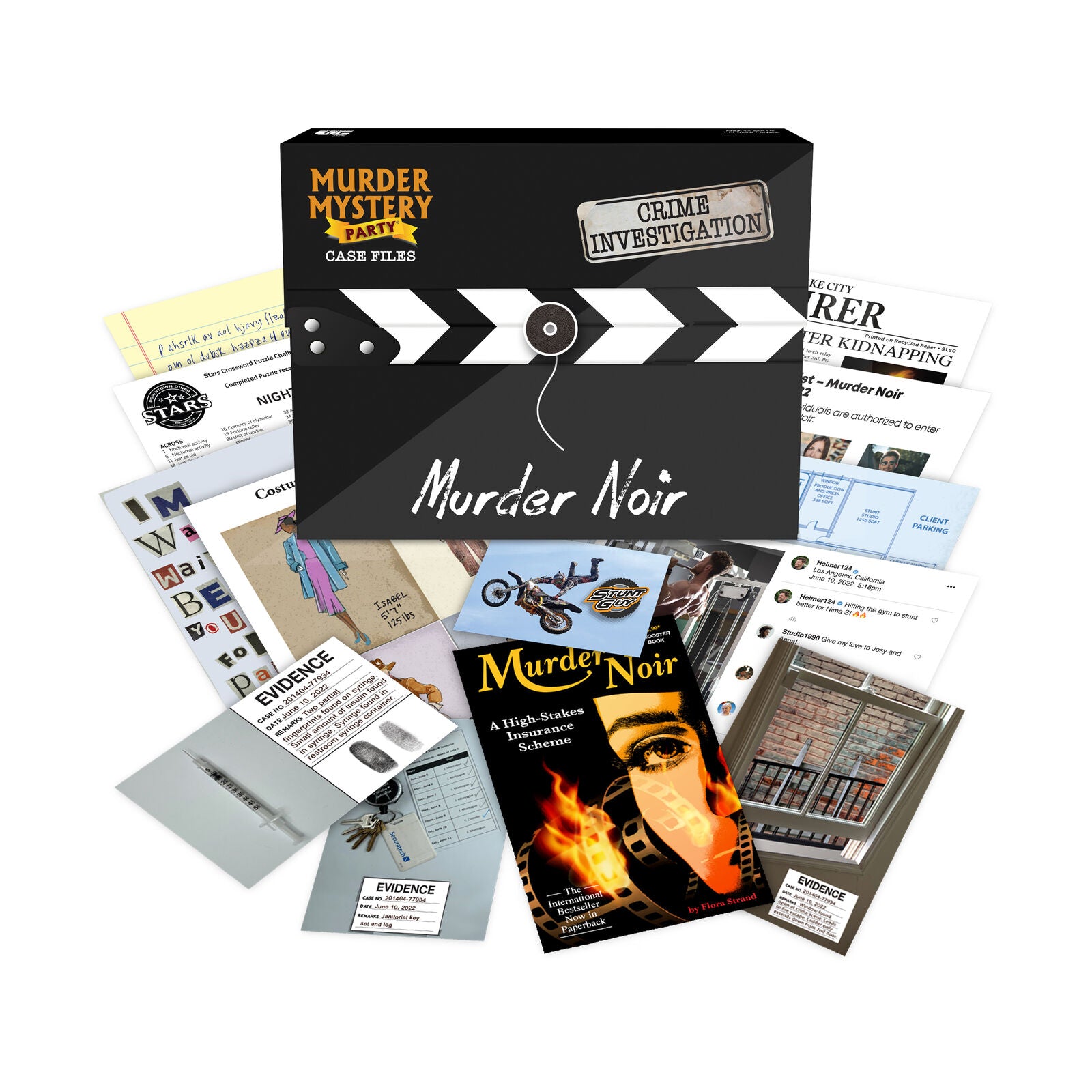 Murder Mystery Party Case Files - Murder Noir