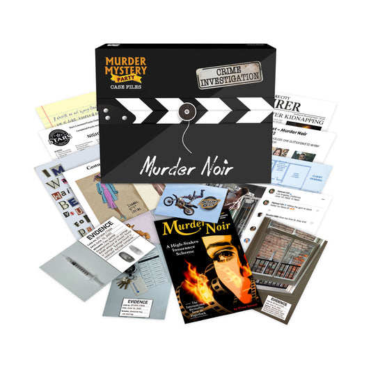 Murder Mystery Party Case Files - Murder Noir