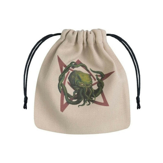Q Workshop Call Of Cthulhu Dice Bag Beige And Multicolour
