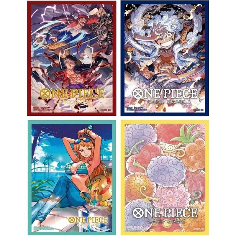 One Piece Card Game Official Sleeves Display Set 4