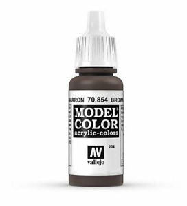 Vallejo Model Colour Brown Glaze 17 ml - Ozzie Collectables