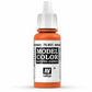 Vallejo Model Colour Bright Orange 17 ml - Ozzie Collectables
