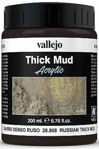 Vallejo Diorama Effects Russian Thick Mud 200ml - Ozzie Collectables