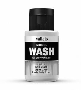 Vallejo Model Wash Light Grey 35 ml - Ozzie Collectables