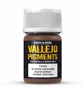 Vallejo Pigments Burnt Umber 30 ml - Ozzie Collectables