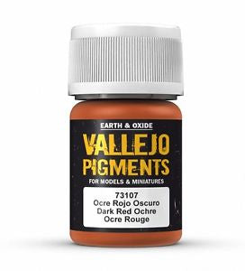 Vallejo Pigments - Dark Red Ochre 30 ml