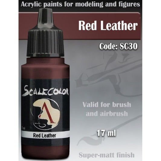 Scale 75 Scale Colour Red Leather 17ml