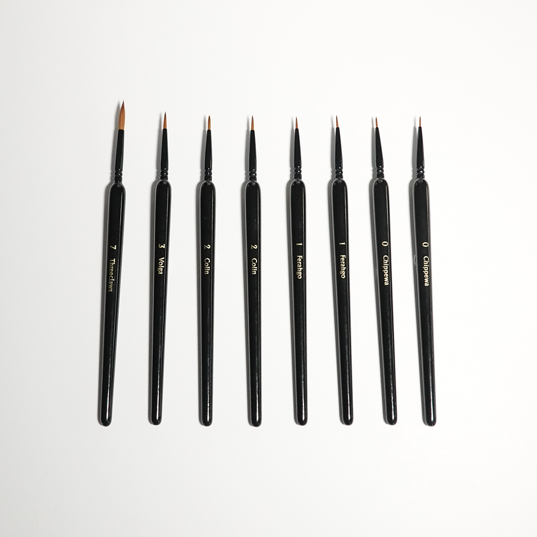 Chronicle Cards - Brushes - Kolinsky Sable Brush Set