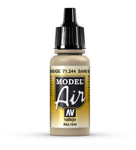 Vallejo Model Air Sand Beige 17 ml - Ozzie Collectables