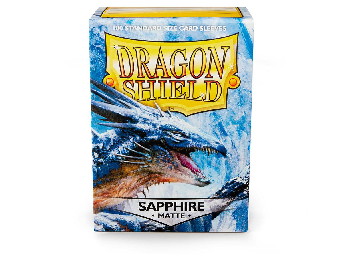 Sleeves - Dragon Shield - Box 100 - Sapphire MATTE - Ozzie Collectables