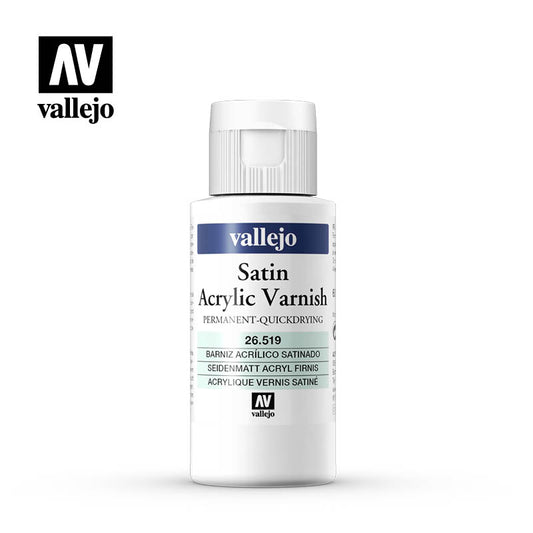 Vallejo Permanent Satin Varnish 60ml - Ozzie Collectables