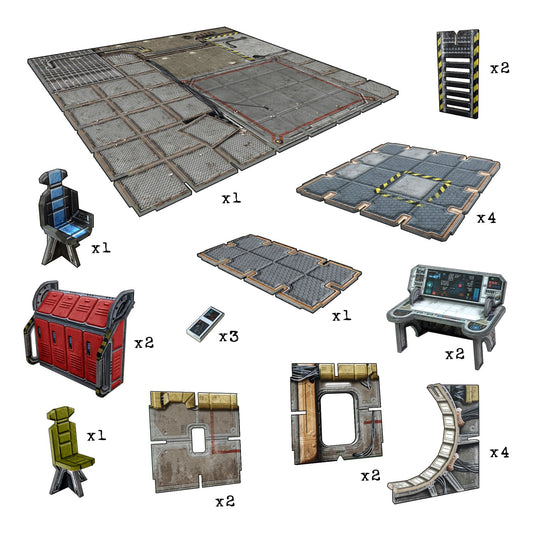 Battle Systems - Sci-Fi - Extended Range - Frontier Floor Tiles Pack