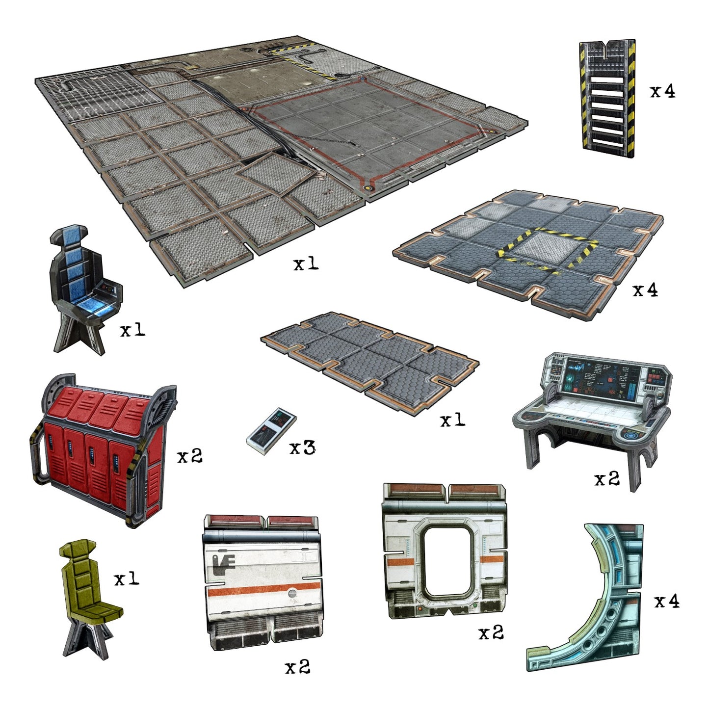 Battle Systems - Sci-Fi - Extended Range - Galactic Floor Tiles Pack