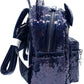 Disney Loungefly: Minnie Mouse Celestial Dreams Black Holographic Sequin Mini Backpack